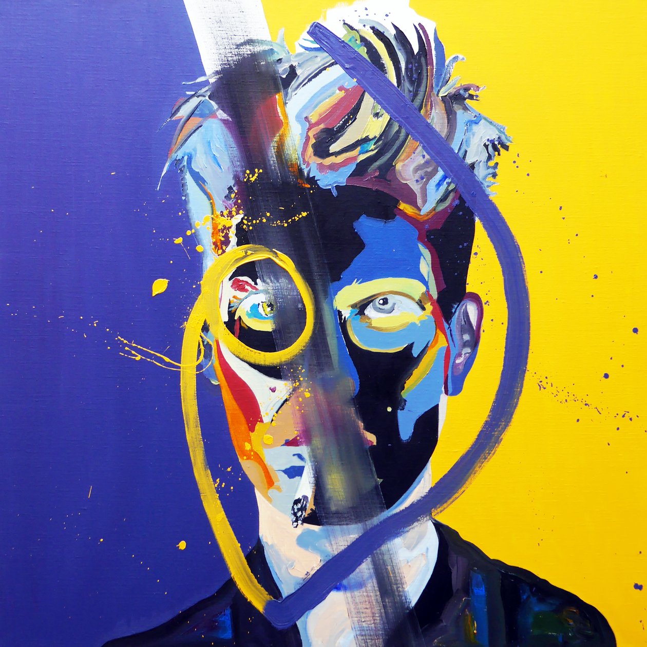 Surportrait : Astrid, 2016 (huile sur toile) - Benoit Erwann Boucherot