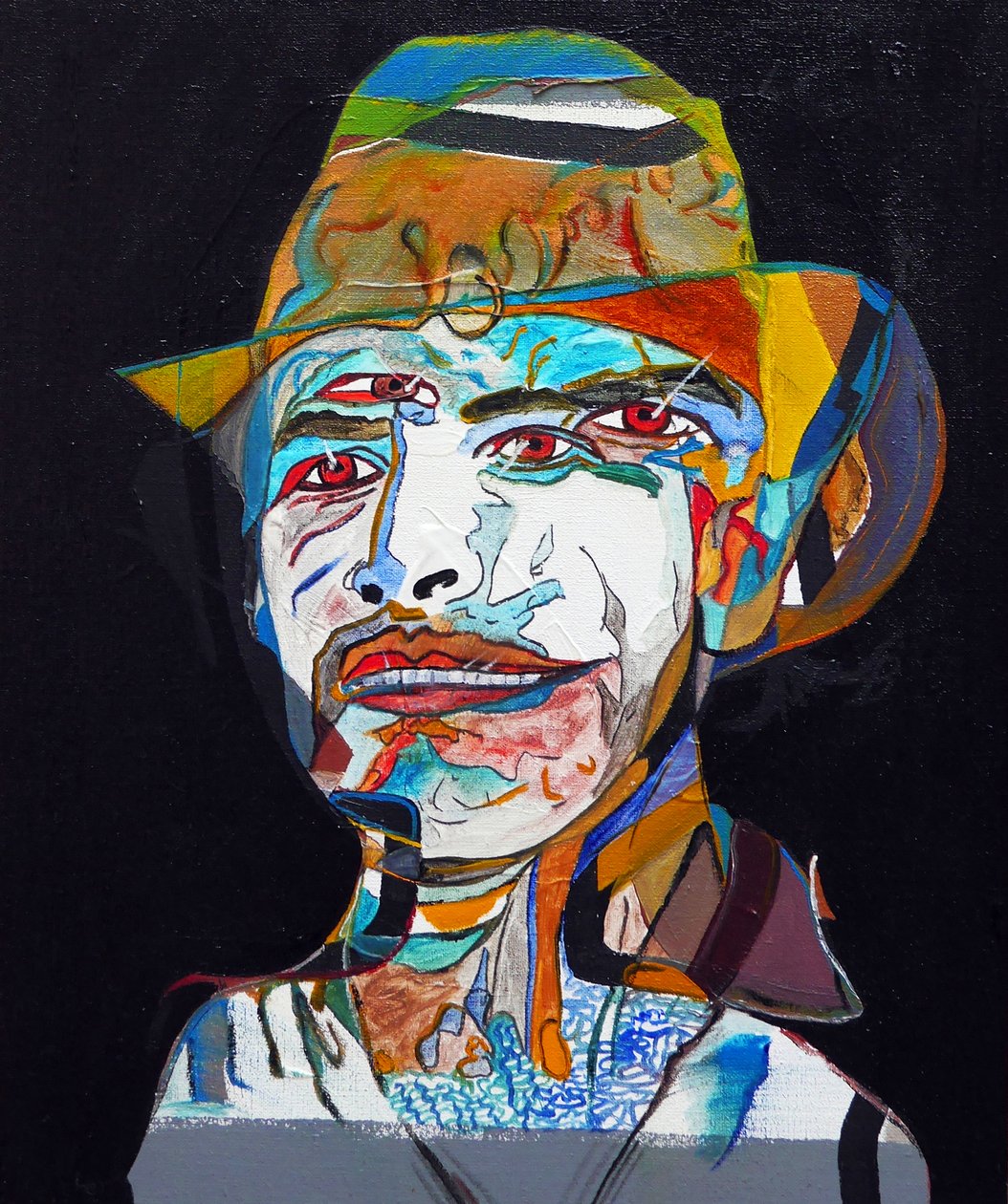 Surportrait : Marcos Alejandro Rosas Jassan, 2014 (huile sur toile) - Benoit Erwann Boucherot