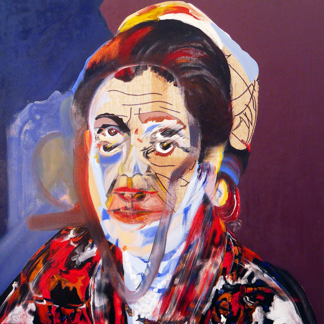 Surportrait : Simone Veil, 2020 (huile sur toile) - Benoit Erwann Boucherot
