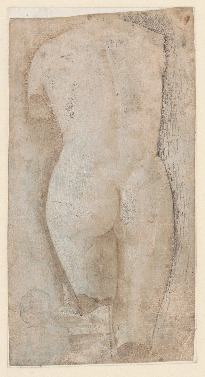 Esquisse de Sculpture Classique du Type Vénus Pudica - Benozzo Gozzoli