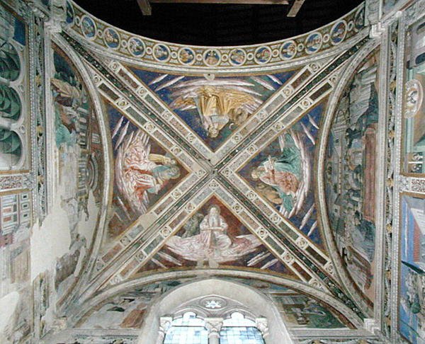 Épisodes de la vie de Saint Augustin, du plafond du chœur, 1463-65 - Benozzo di Lese di Sandro Gozzoli