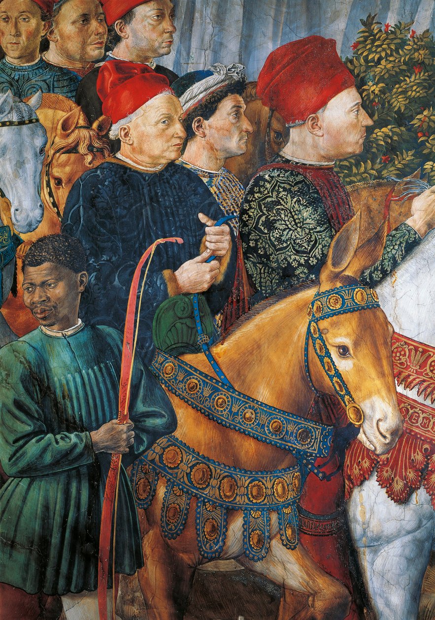 Cosimo il Vecchio, détail - Benozzo di Lese di Sandro Gozzoli