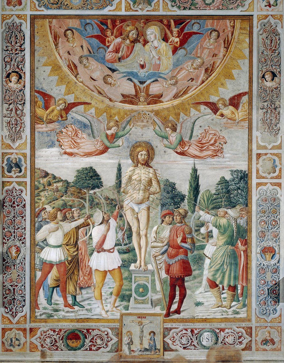 Martyr de Saint Sébastien - Benozzo di Lese di Sandro Gozzoli