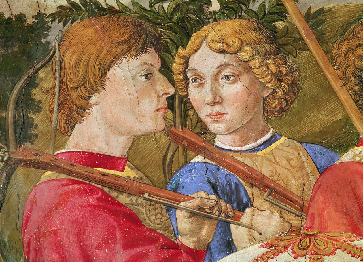 Procession des Mages, procession menée par Laurent le Magnifique sous les traits du Mage Caspar (détail) - Benozzo di Lese di Sandro Gozzoli