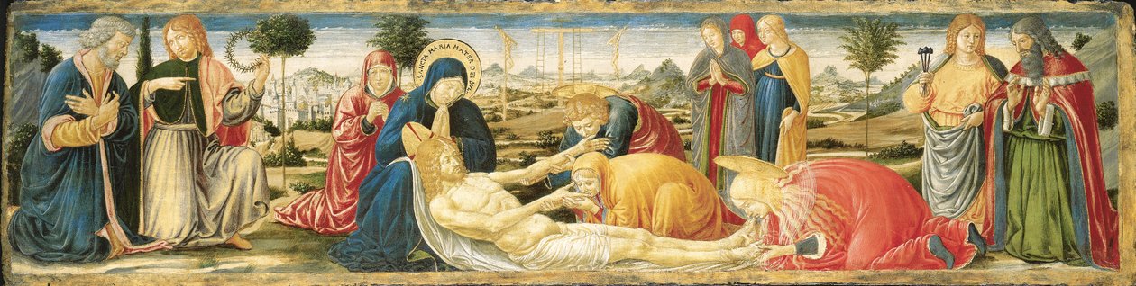 La Lamentation sur le Christ Mort - Benozzo di Lese di Sandro Gozzoli