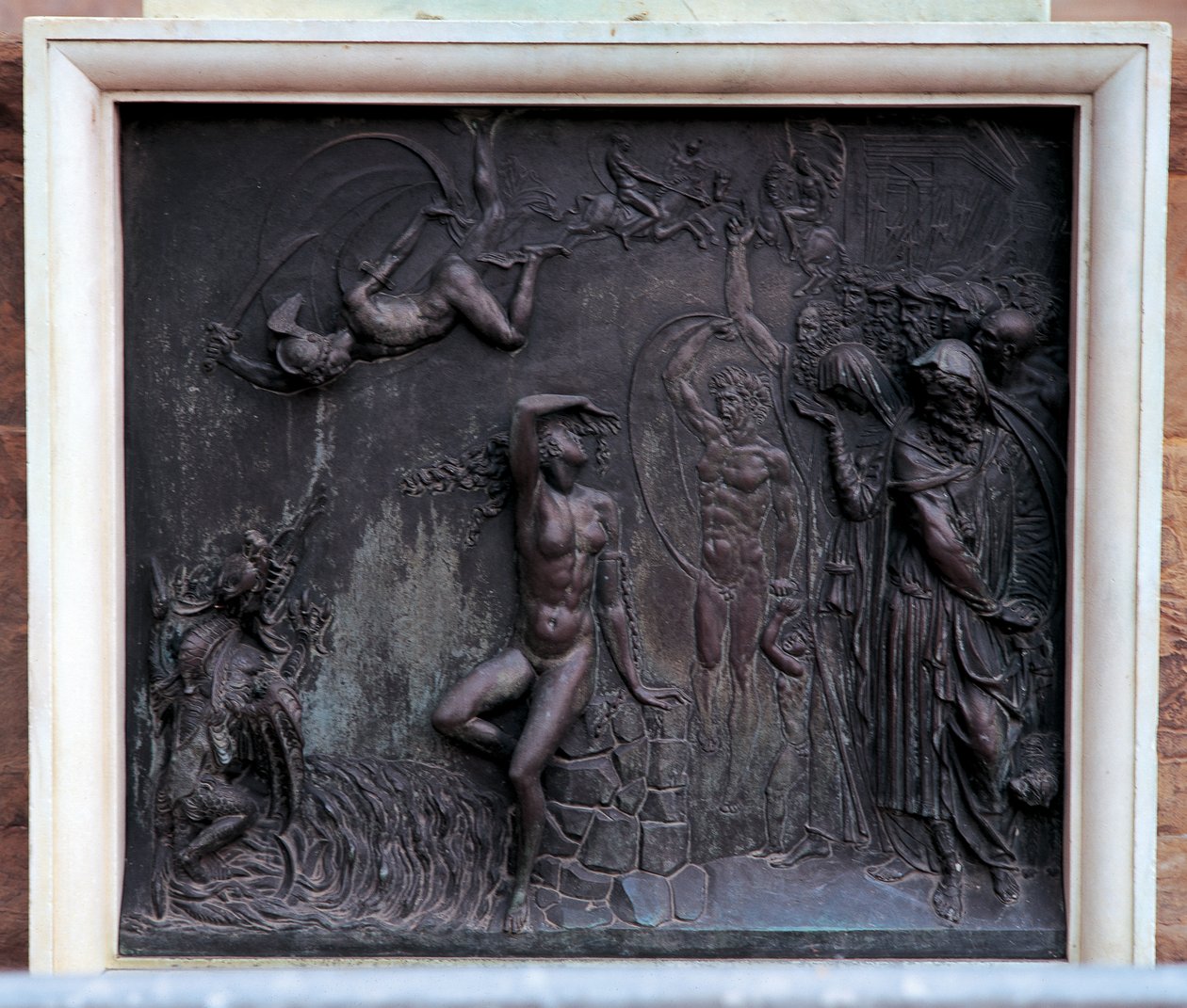 Plaque représentant Persée sauvant Andromède, 1545-55 - Benvenuto Cellini