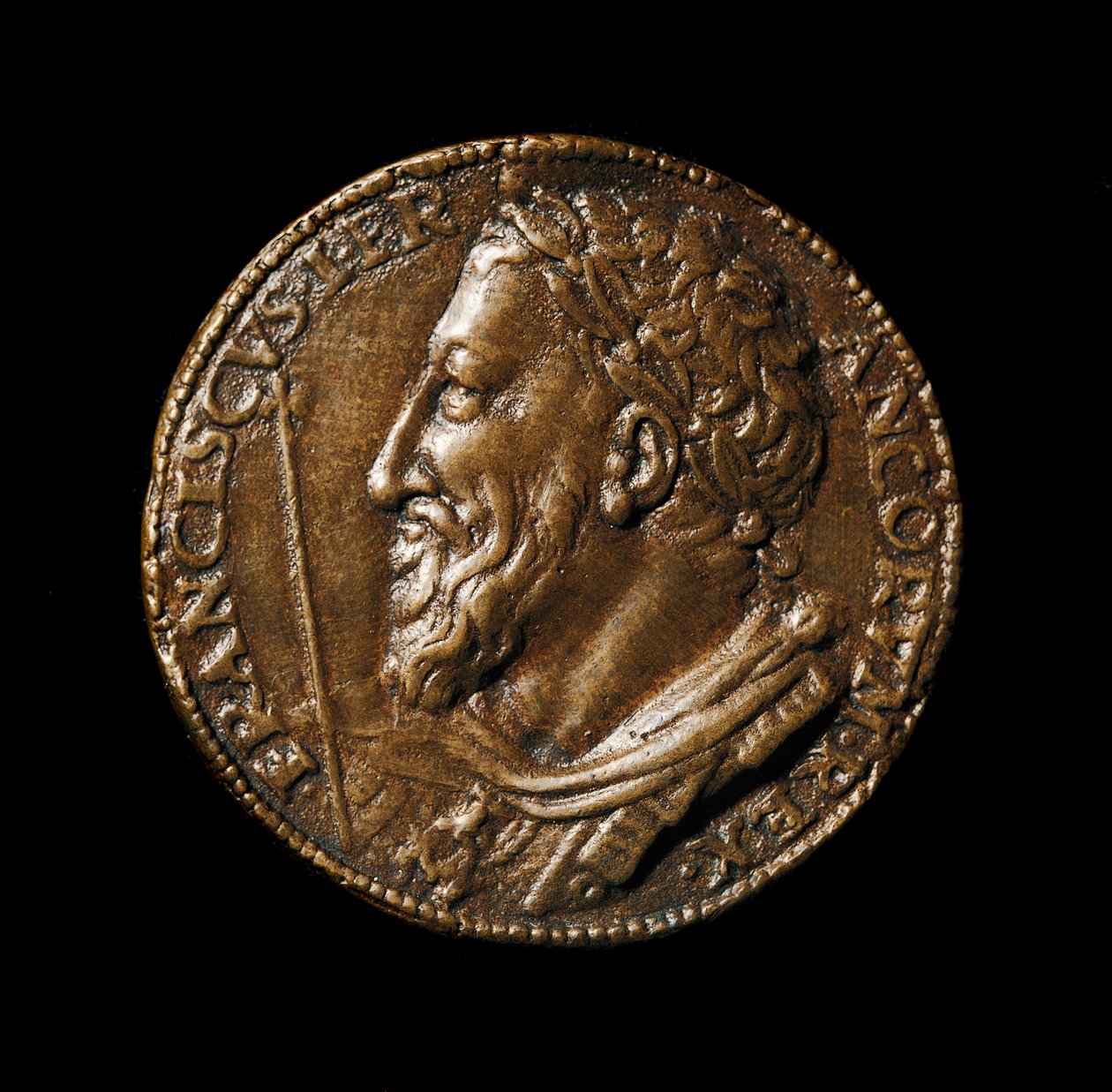 Médaillon en bronze avec l