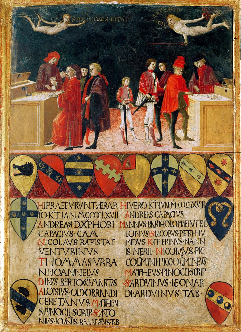 Les Finances du Conseil en Temps de Guerre et de Paix, 1468 - Benvenuto di Giovanni