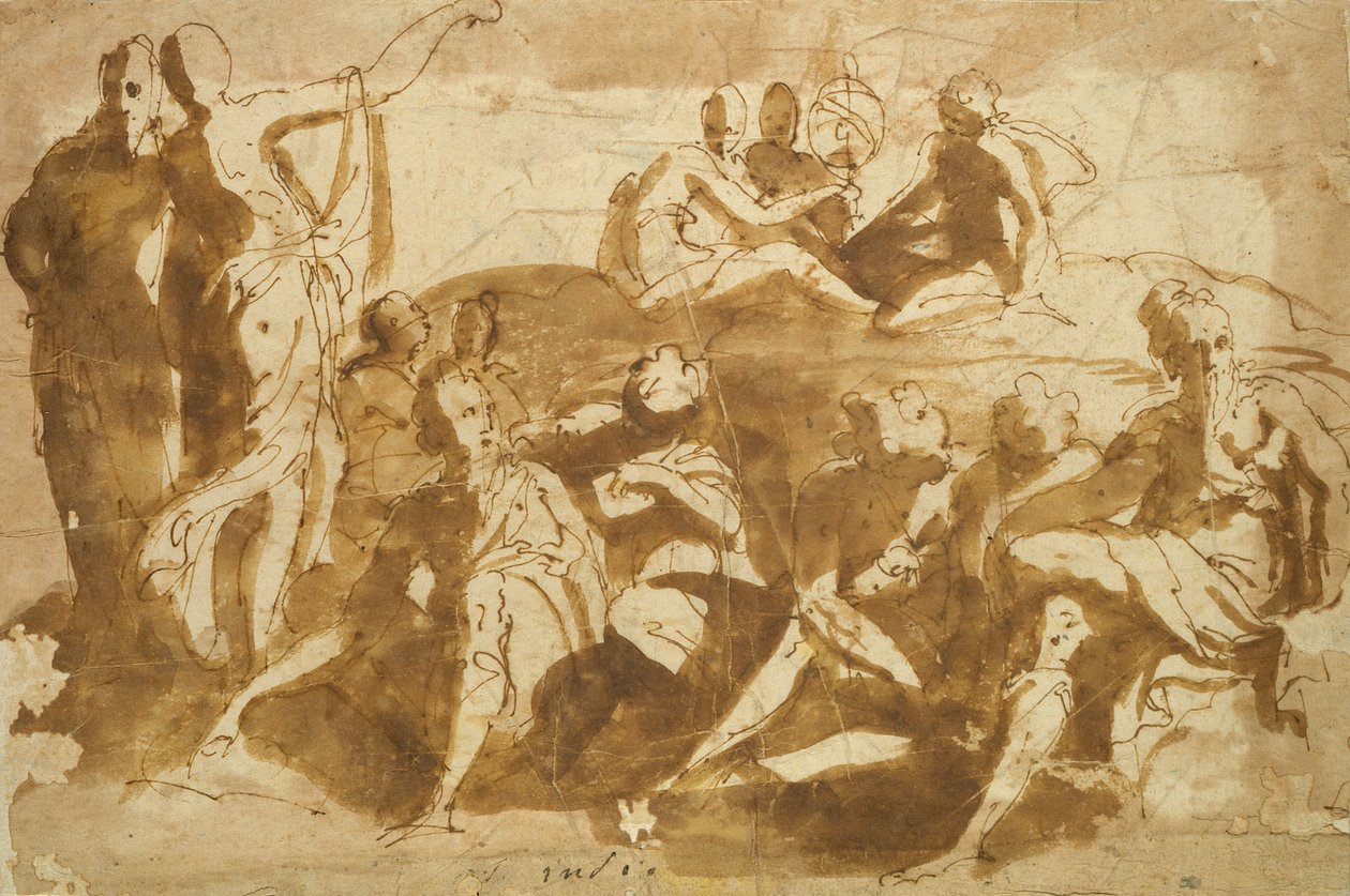 Figures pour un paysage céleste - Bernadino India
