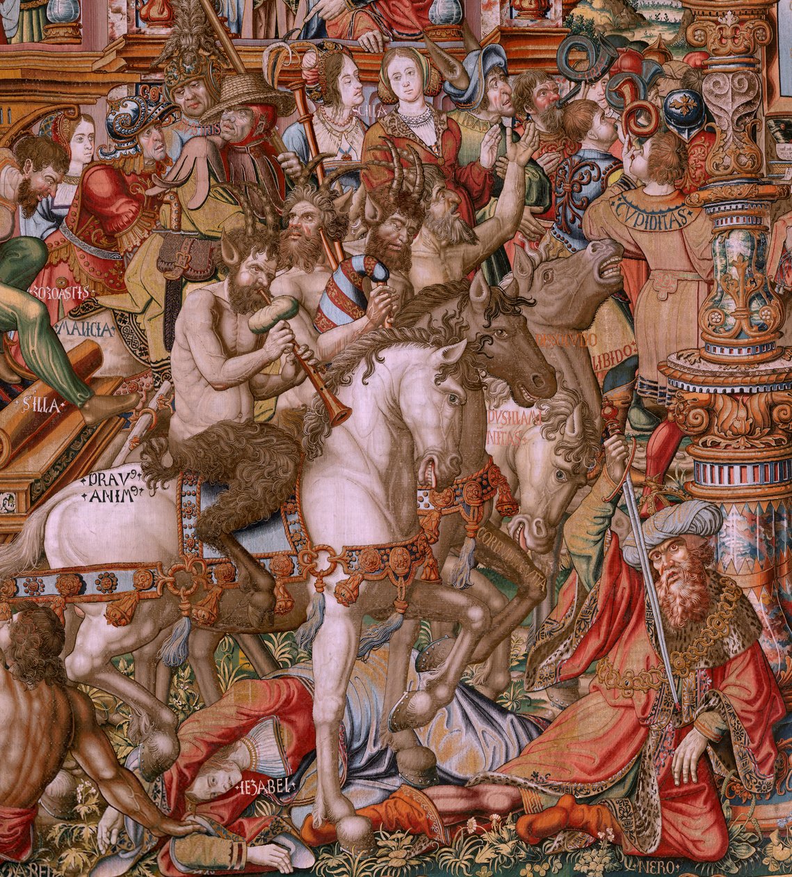 Série Les Honneurs. Infamie. Sixième tapisserie de la série - Bernaert van (circle of) Orley