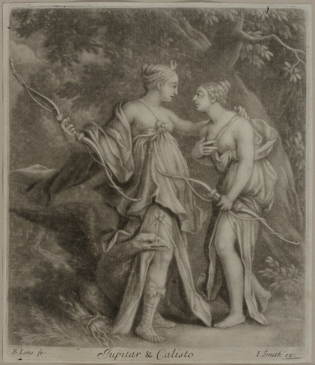 Jupiter et Callisto - Bernard II Lens
