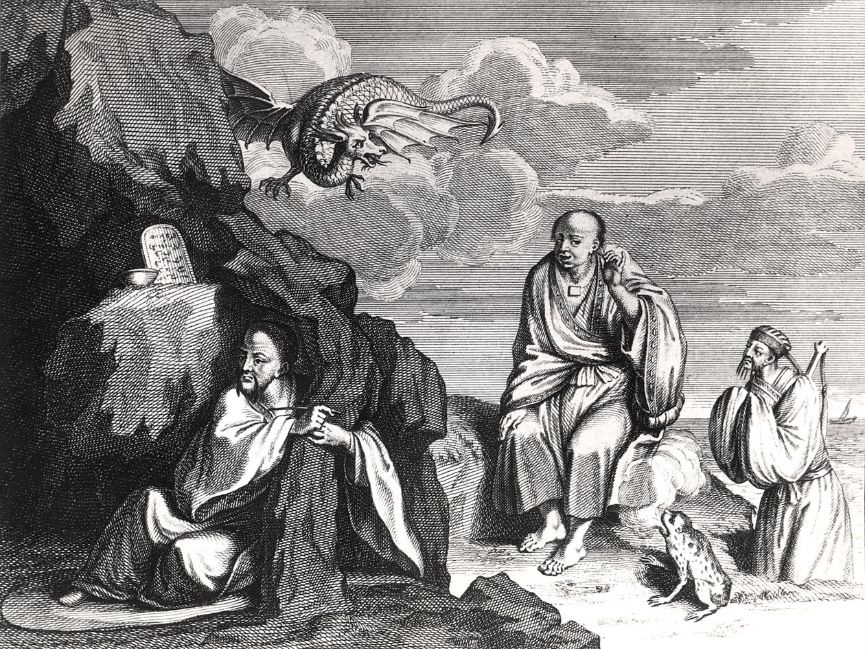 Magiciens et sorciers chinois, illustration de 