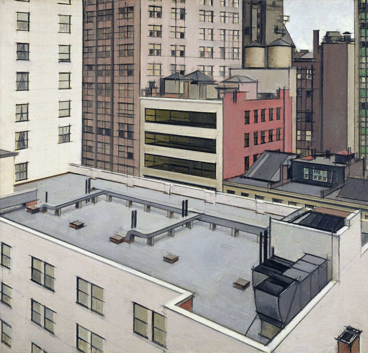Toits de New York, c.1930 - Bernard Boutet de Monvel