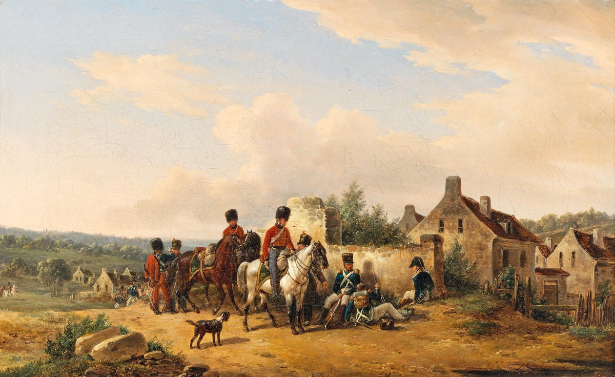 Soldats impériaux français - Bernard Edouard Swebach
