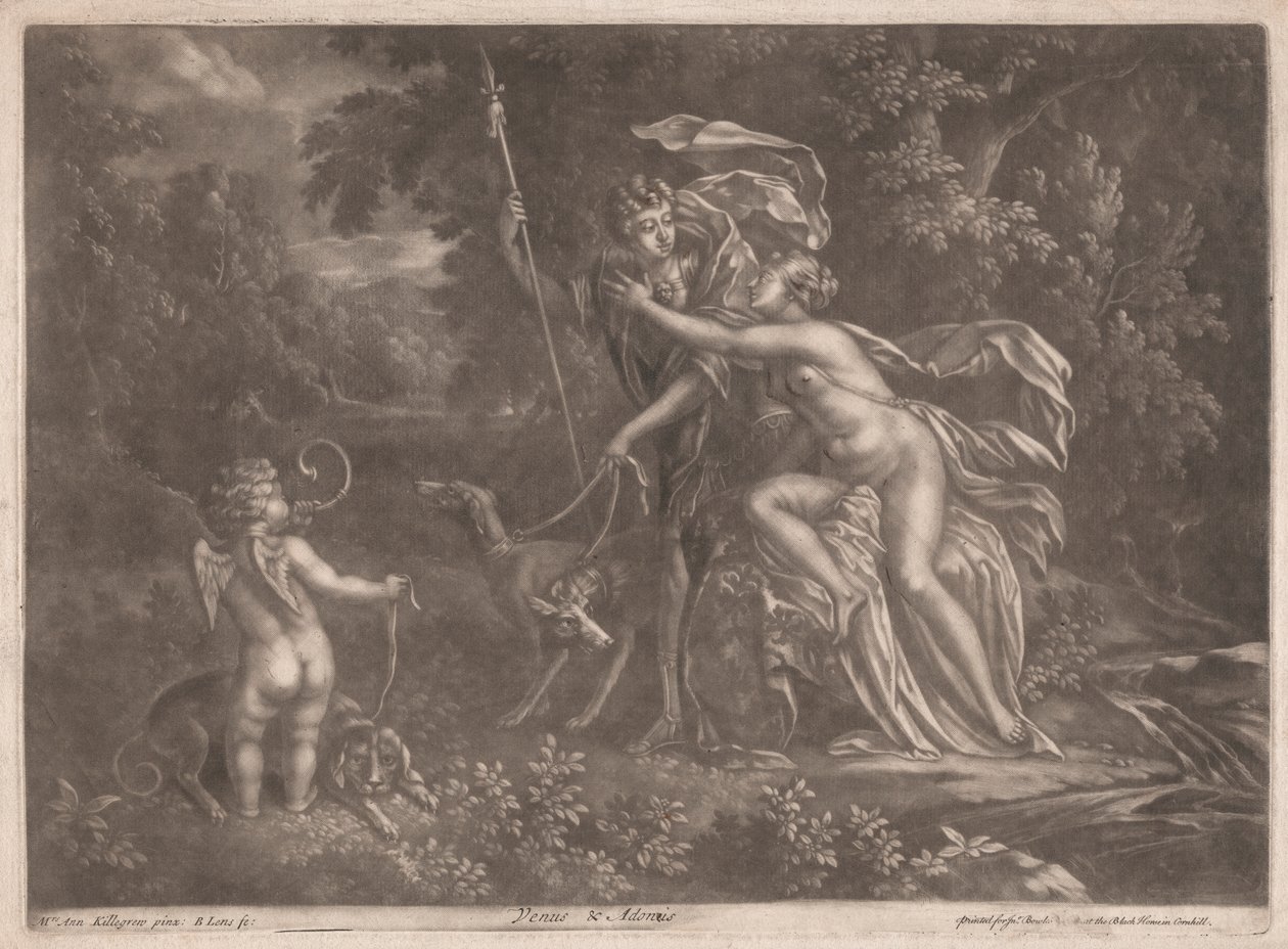 Vénus et Adonis - Bernard Lens