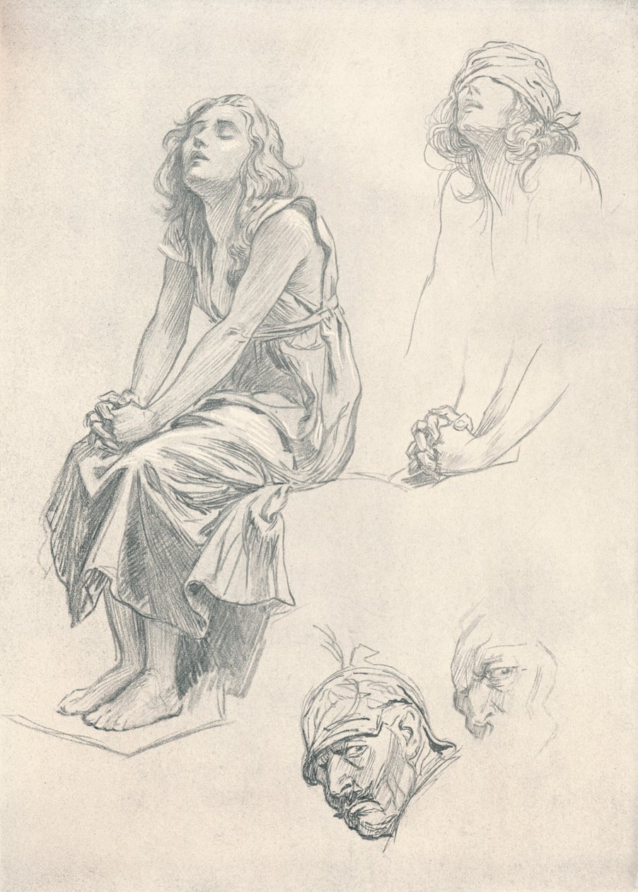 La route de la victoire - Étape III, vers 1920 - Bernard Partridge