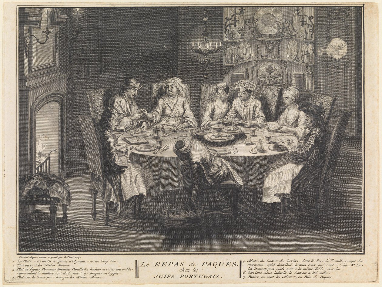 La célébration du repas de la Pâque - Bernard Picart