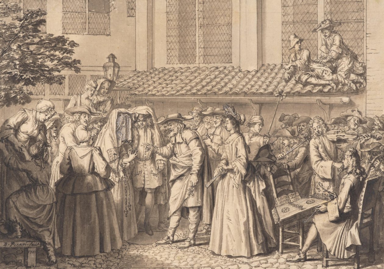 Mariage chez les juifs allemands - Bernard Picart