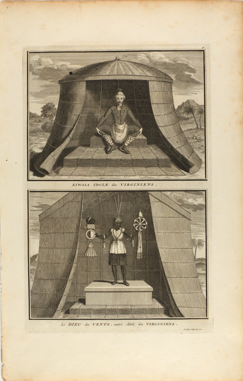Kuvasa Idole Des Virginiens/Le Dieu Des Vents, Autre Jdote Des Virginiens - Bernard Picart