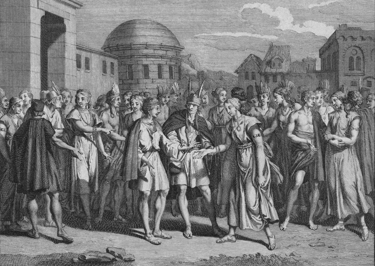 Manière dont Lyncas marie ceux de son sang, 1723 - Bernard Picart