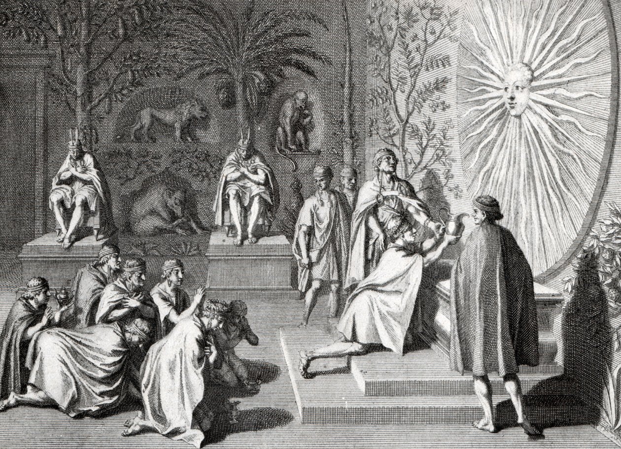 Adoration du soleil par les Incas - Bernard Picart