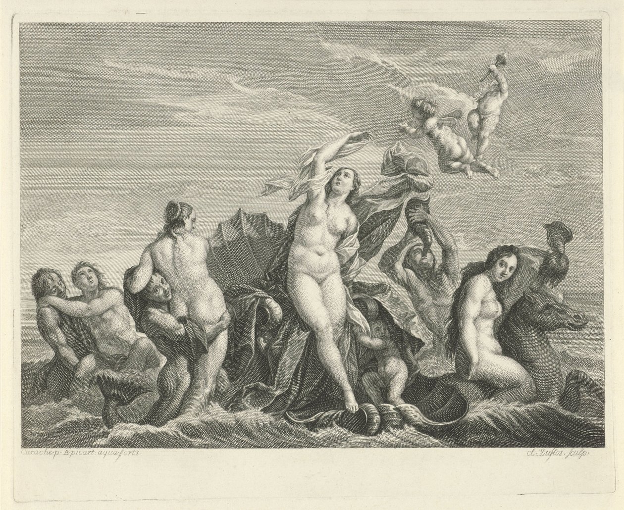 Triomphe de Galatée - Bernard Picart
