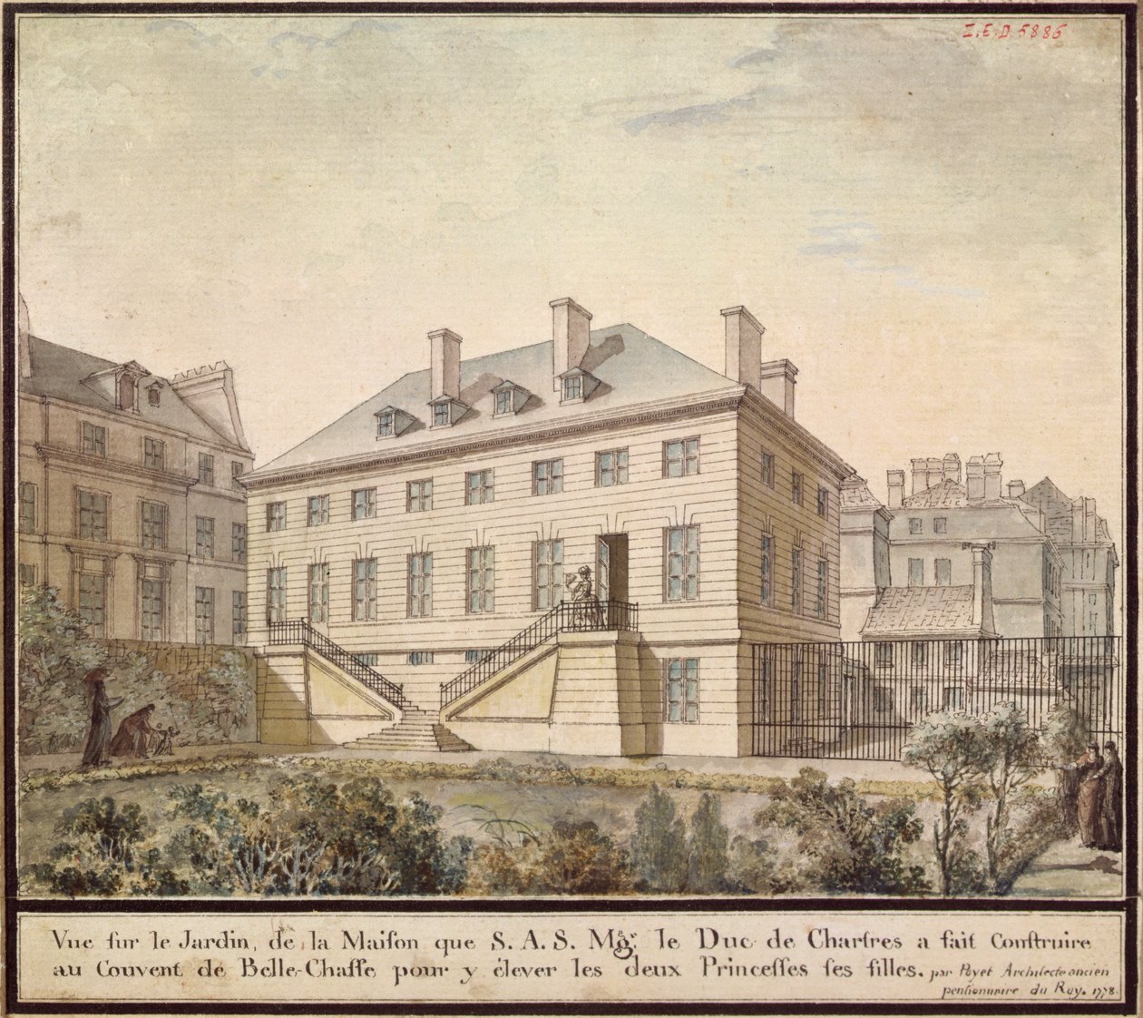 Le Pavillon de Bellechasse, 1778 - Bernard Poyet