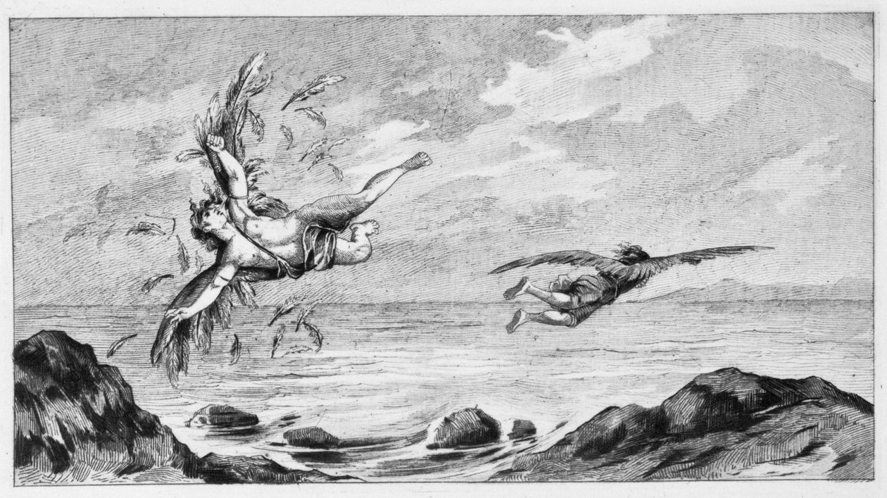Icare et Dédale. 1887 - Bernard de Montfaucon