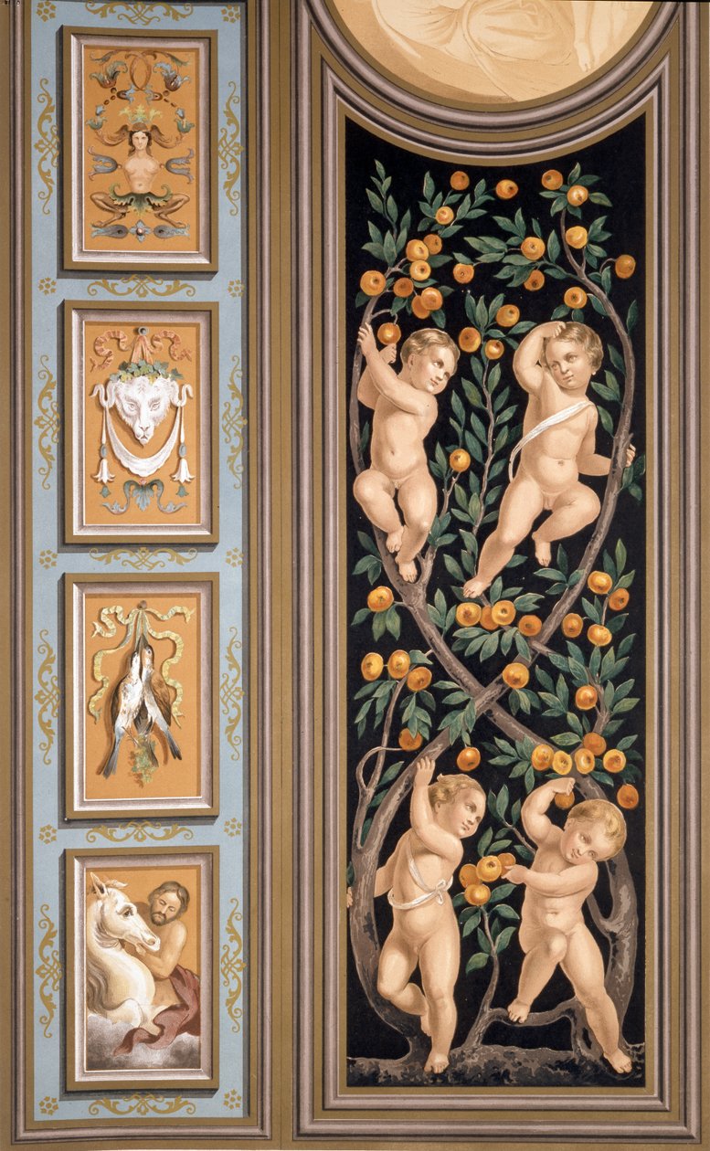 Fresque de Cupidons de l