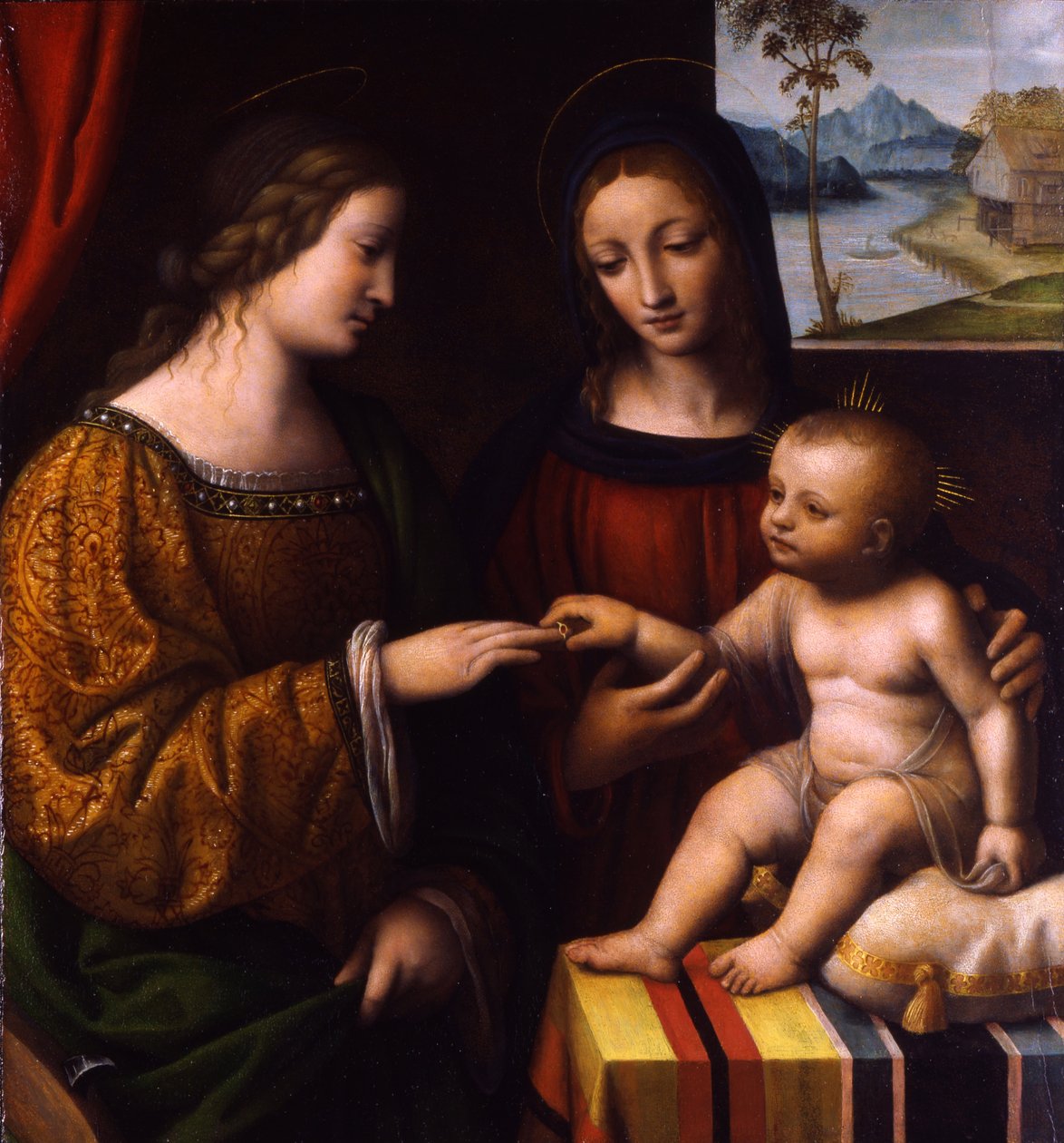 Le Mariage mystique de Sainte Catherine - Bernardino Luini