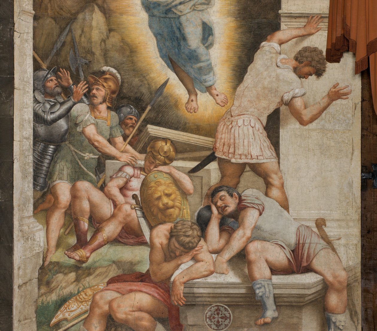 Contrefaçon, Résurrection (détail) - Bernardino Gatti