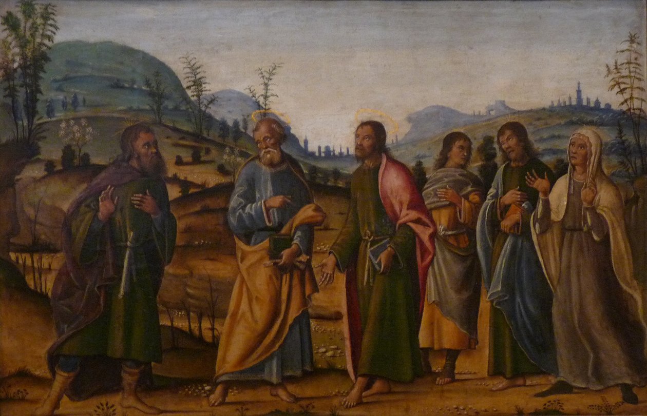 French: Saint Clément retrouve sa famille - Bernardino Fungai