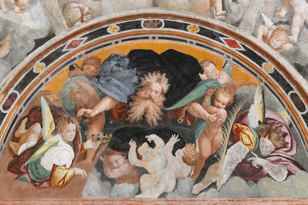 Anges et putti (détail) - Bernardino Lanino