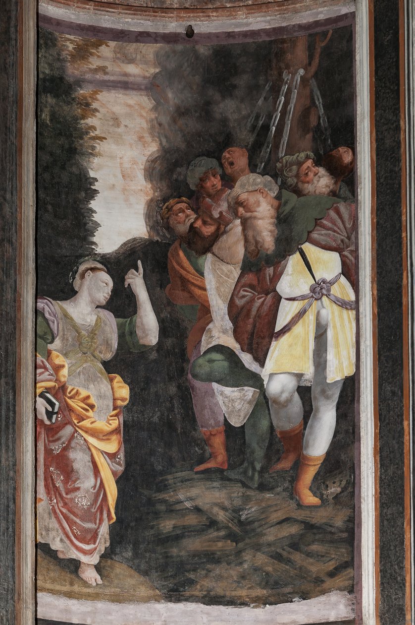 Détail du Martyre de Sainte Catherine - Bernardino Lanino