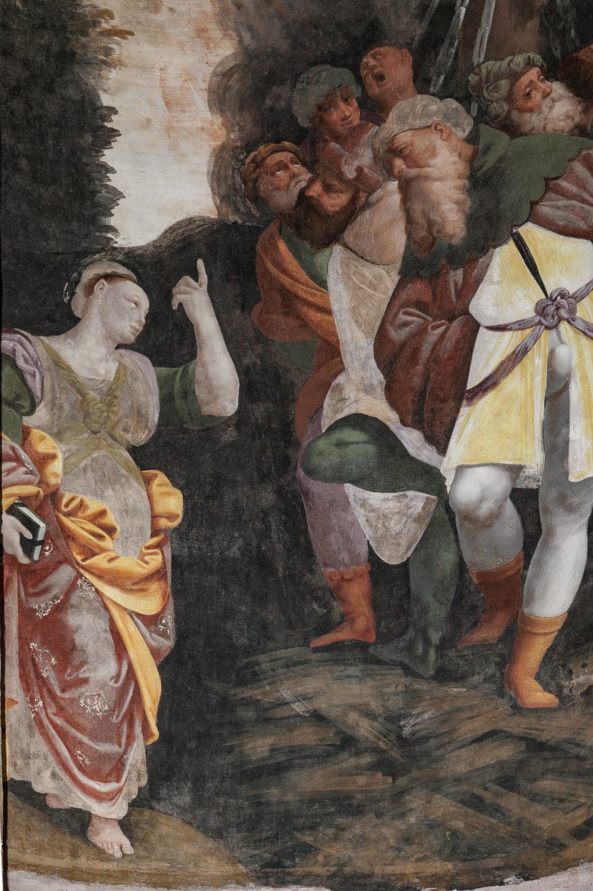 Détail du Martyre de Sainte Catherine - Bernardino Lanino