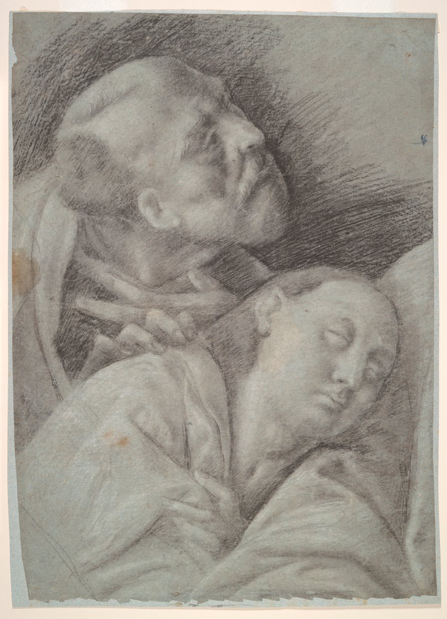 Deux apôtres, étude pour La Cène - Bernardino Lanino
