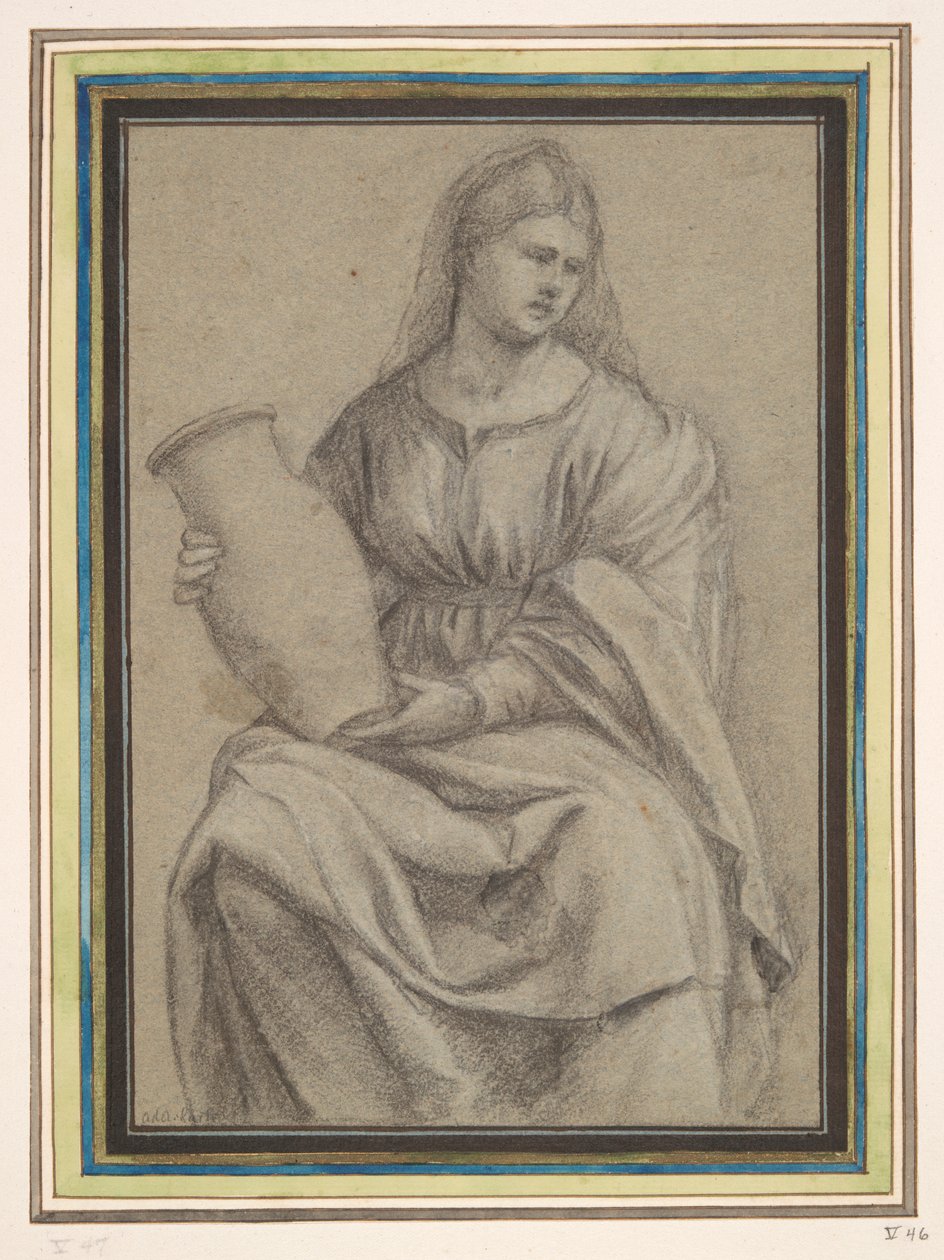 Femme tenant un vase - Bernardino Licinio