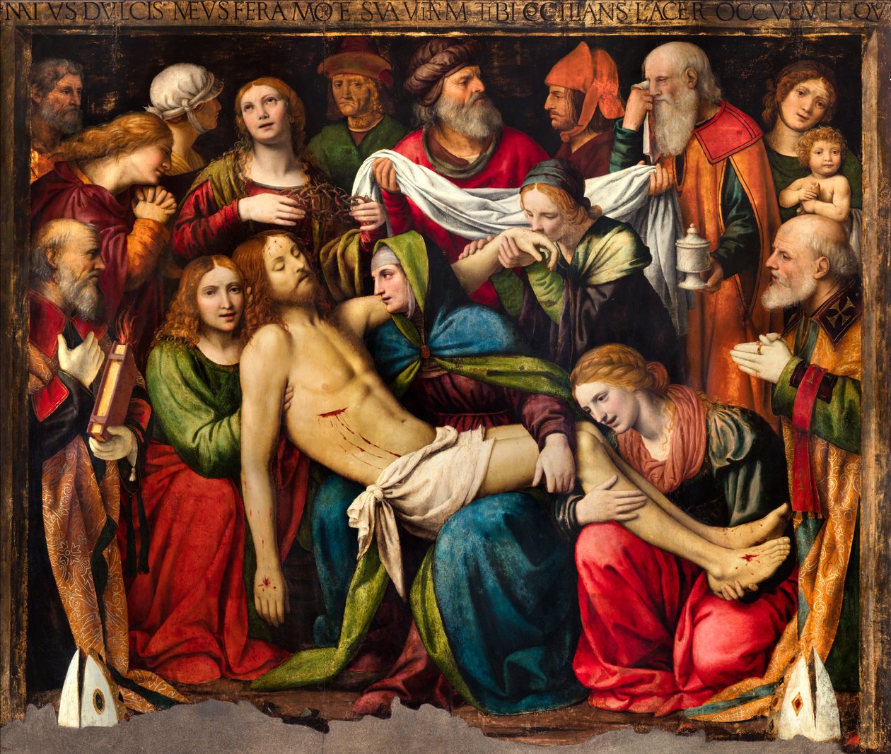 Milan, Église de San Giorgio al Palazzo, Bernardino Luini, Mise au tombeau - Bernardino Luini