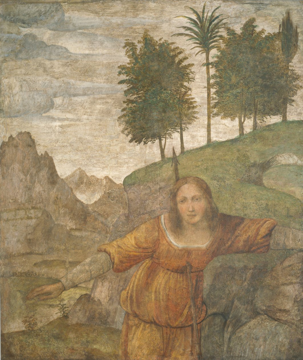 Procris transpercée par le javelot de Céphale - Bernardino Luini