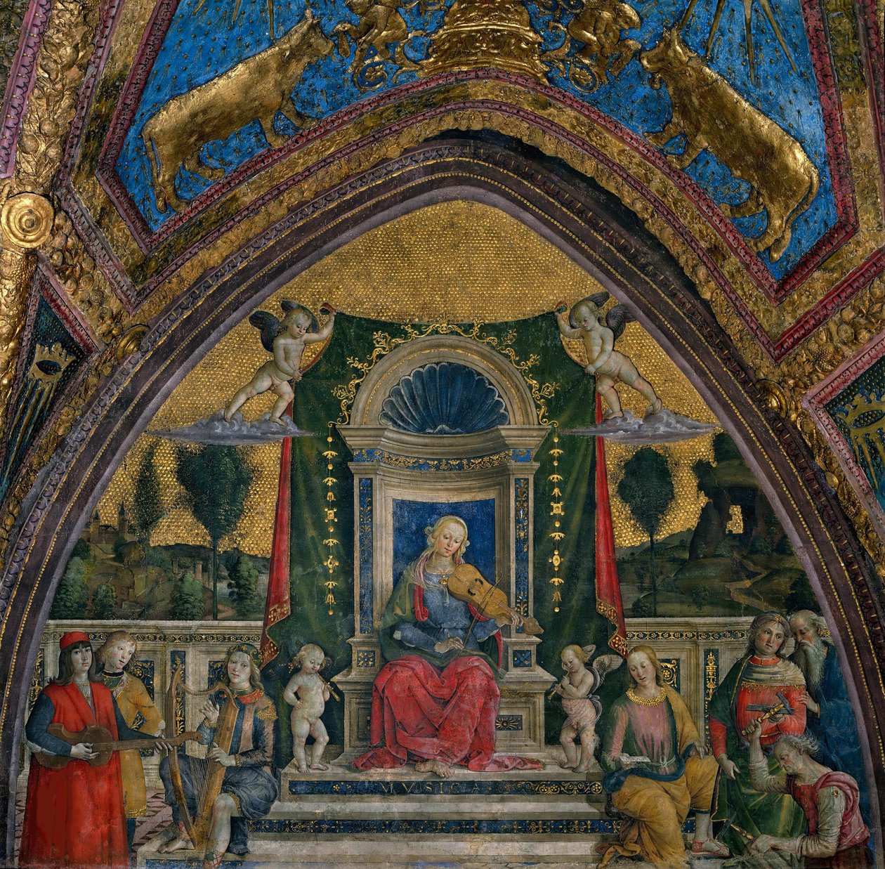 La Musique, 1492-1494 - Bernardino Pinturicchio
