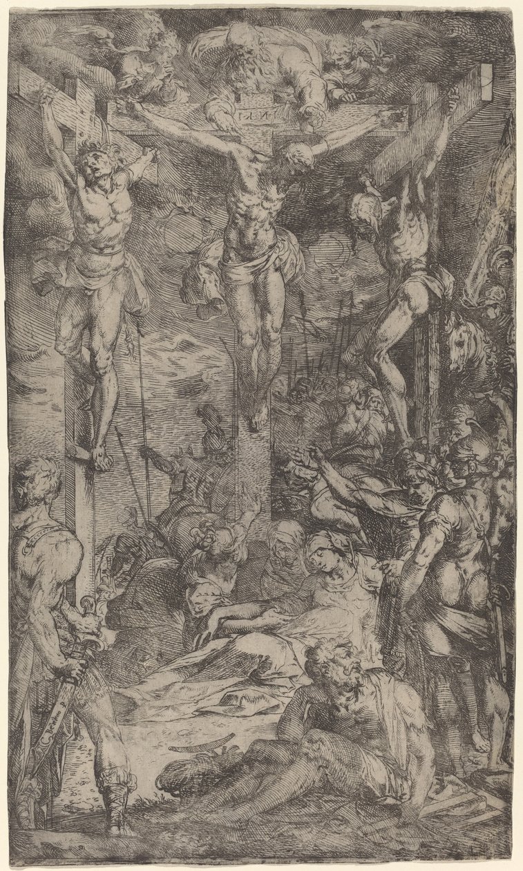 La Crucifixion - Bernardino Poccetti