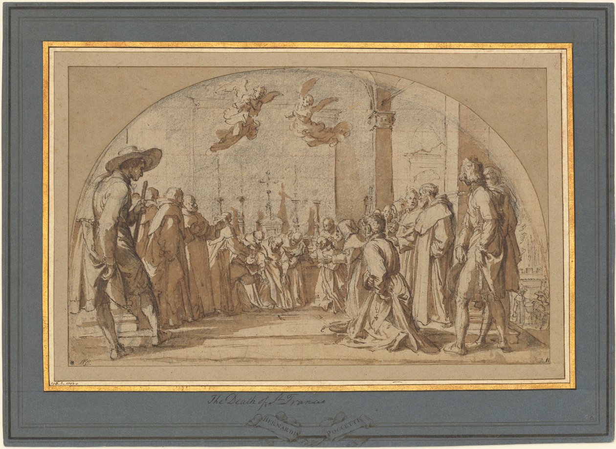 La mort du bienheureux Buonagiunta Manetti - Bernardino Poccetti