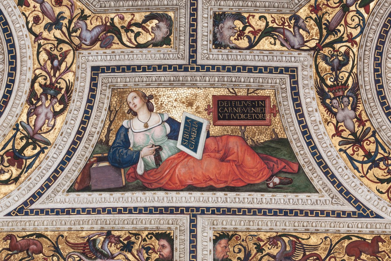 Sibylle cimmérienne (détail) - Bernardino di Betto Pinturicchio