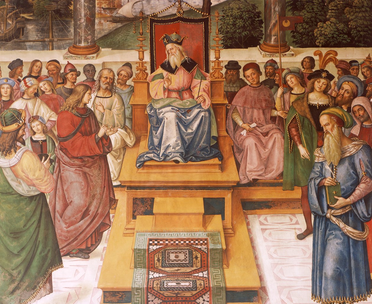 Enea Silvio Piccolomini rencontrant le roi Jacques Ier d