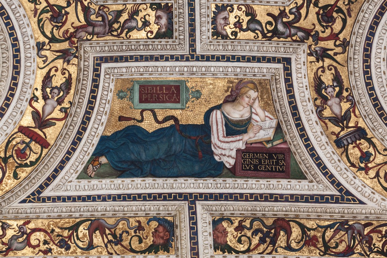 Sibylle persane (détail) - Bernardino di Betto Pinturicchio