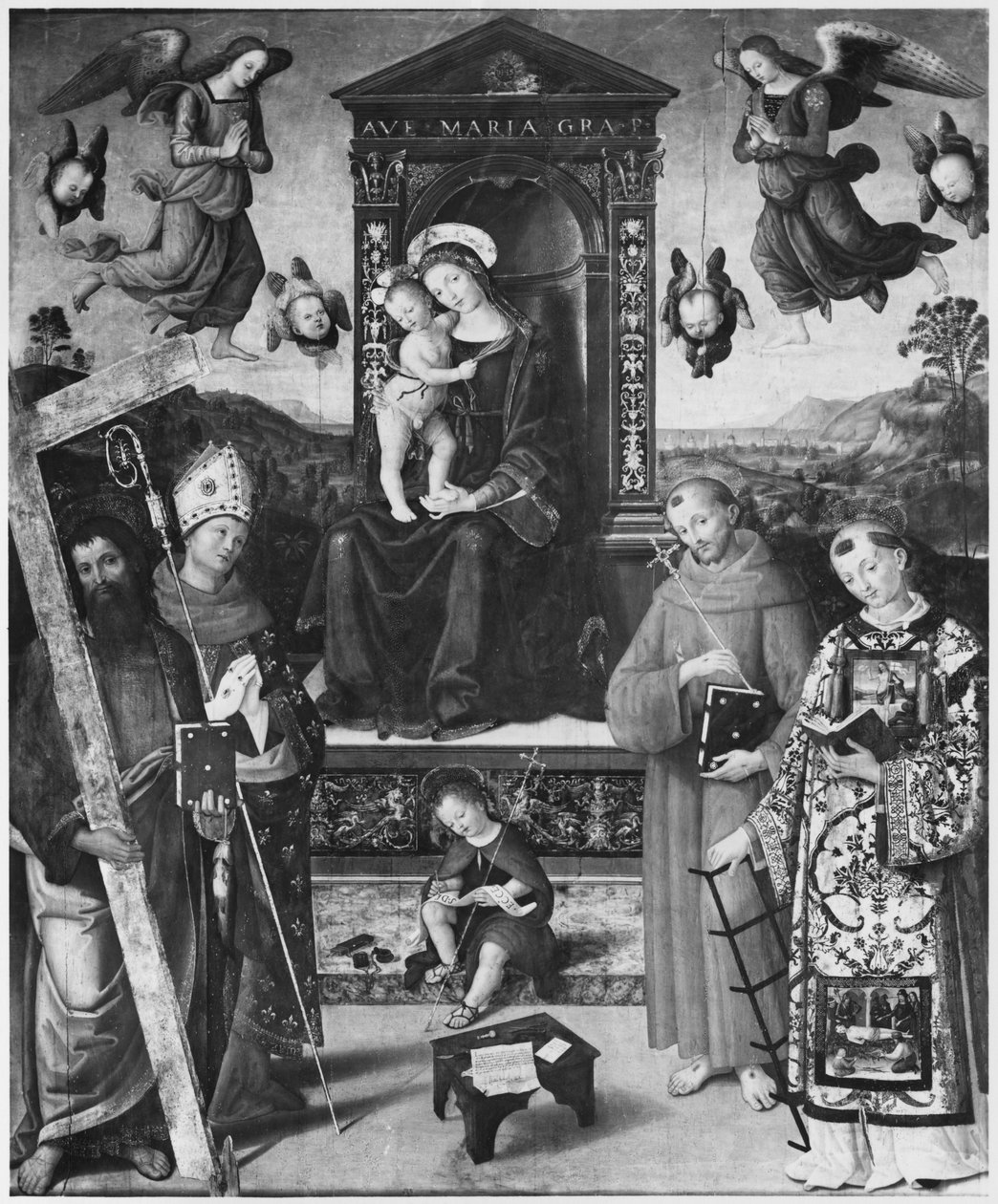 Conversation sacrée, 1508 - Bernardino di Betto Pinturicchio