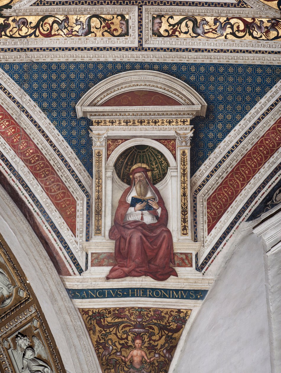 Saint Jérôme, (détail) des Docteurs de l