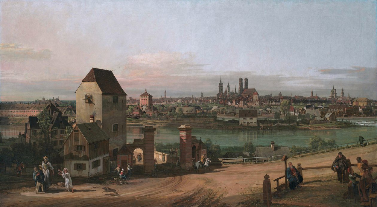 Vue de Munich - Bernardo Bellotto