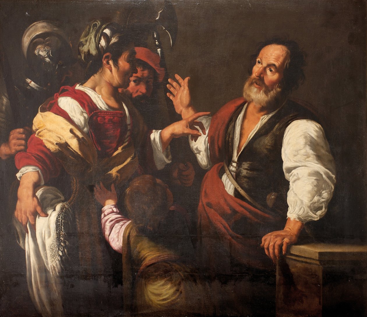 Le Renoncement de Saint Pierre - Bernardo (follower of) Strozzi