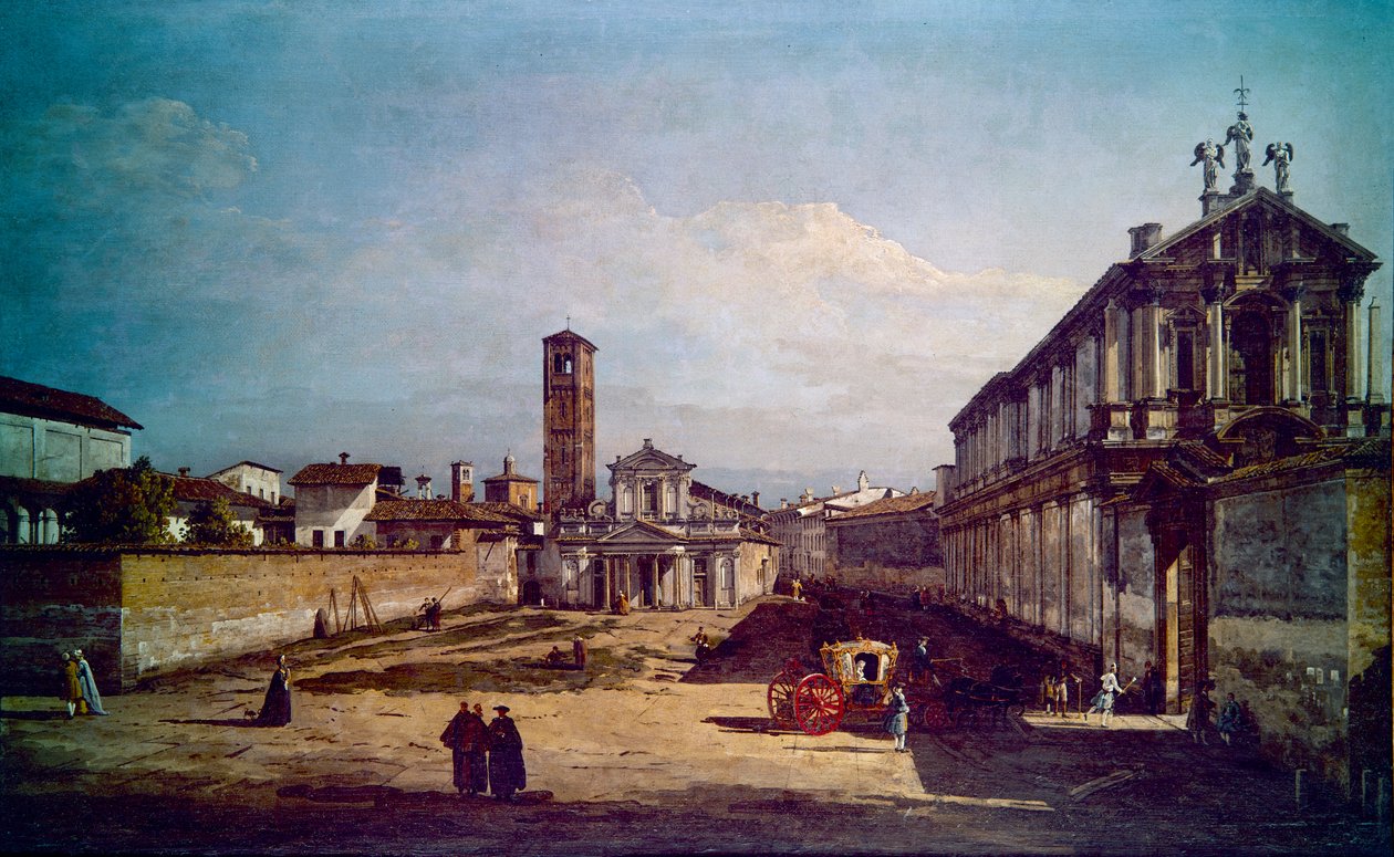 Vue de Milan - Bernardo Bellotto